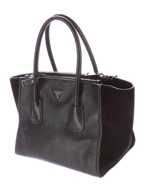 prada twin tote|Prada tote for sale.